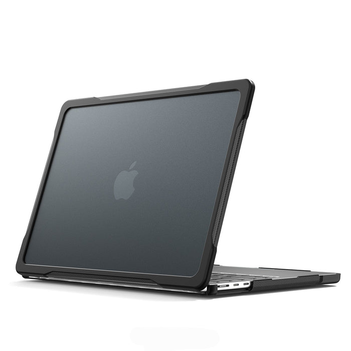 MacBook Air 15" (M3 - M5) Clear/Black Case – Shock-Absorbing Corners | Raider Series
