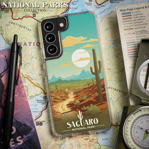 National Parks Saguaro HD Samsung Galaxy S24 Phone Case