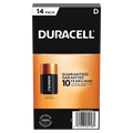Duracell D Alkaline Batteries, 14-count - Open Box