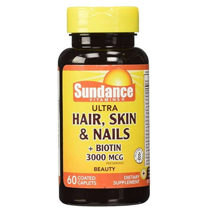 Sundance® Ultra Hair, Skin & Nails + Biotin - 5000 Mcg - 60 Tabs