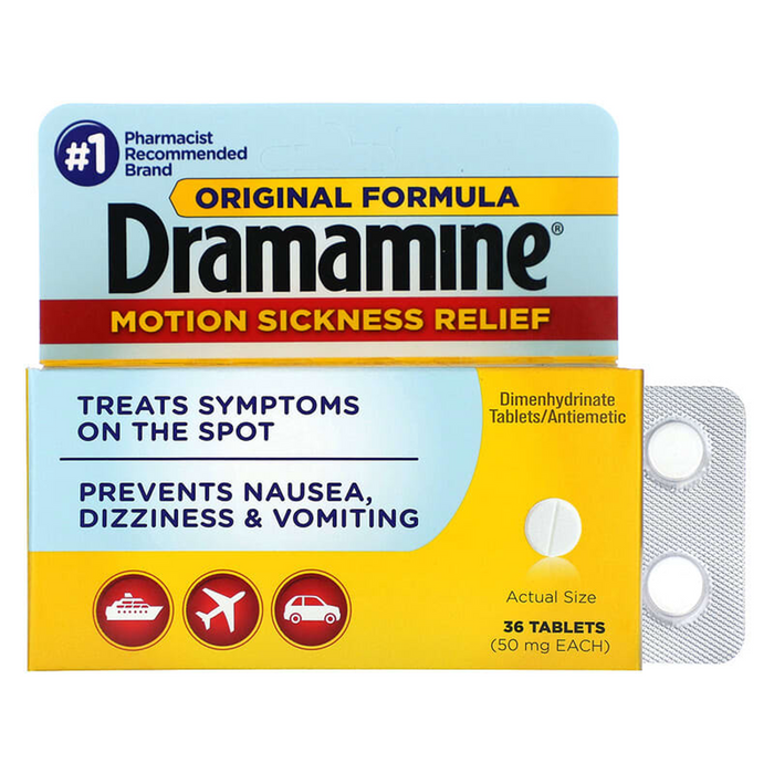 Dramamine® 50 mg Tablet, 36 EA