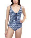 Profile by Gottex Ruched Tummy-Control One-Piece Swimsuit, Size 10