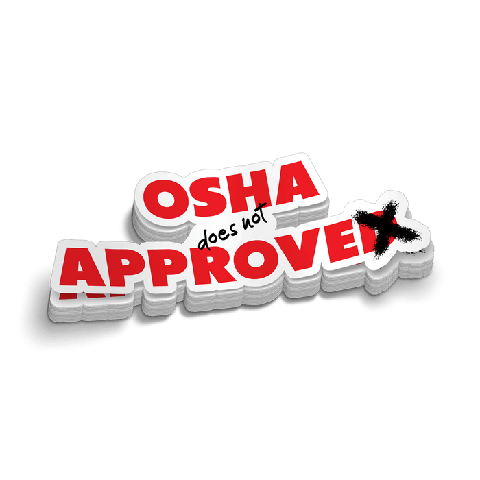 OSHA Hard Hat Decal
