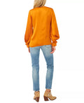 Vince Camuto Blouson-Sleeve Blouse, Size XS