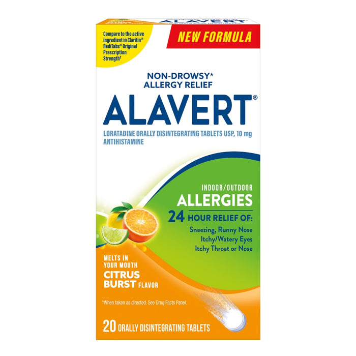 Alavert® Citrus Burst Orally Disintegrating Tablets – 24-Hour Allergy Relief