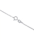 Giani Bernini Crystal and Cubic Zirconia Halo 18in Pendant Necklace