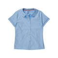 French Toast School Uniform Button Down Short Sleeve Peter Pan Blouse