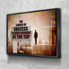 The Ladder Of Success Is Never Crowded At The Top Canvas Wall Art, Motivational Wall Decor