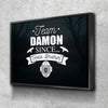 Team Damon Since Hello Brother Canvas Wall Art, TVD Team Damon