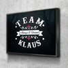 Team Klaus Always & Forever Canvas Wall Art, TVD Team Klaus
