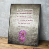 And I'd Choose You In A Hundred Lifetimes Canvas Wall Art, Couples Art, Anniversary Gift, Romantic Art, Romantic Gifts