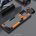 Wired Gaming Keyboard & Mouse Combo - Anti-Ghosting Multi-Key, 7-RGB Backlights