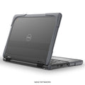 DualShock Laptop Case for Dell 3120/3110/3100 Clamshell & 2-in-1 Chromebook - Gray/Clear