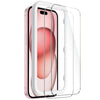 iPhone 15 Tempered Glass Screen Protector - 2-Pack, Anti-Fingerprint | ZeroDamage