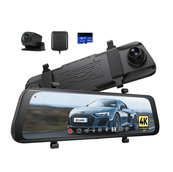XR10 Pro 4K Front & 2.5K Rear,10" IPS Touchscreen,Wi-Fi