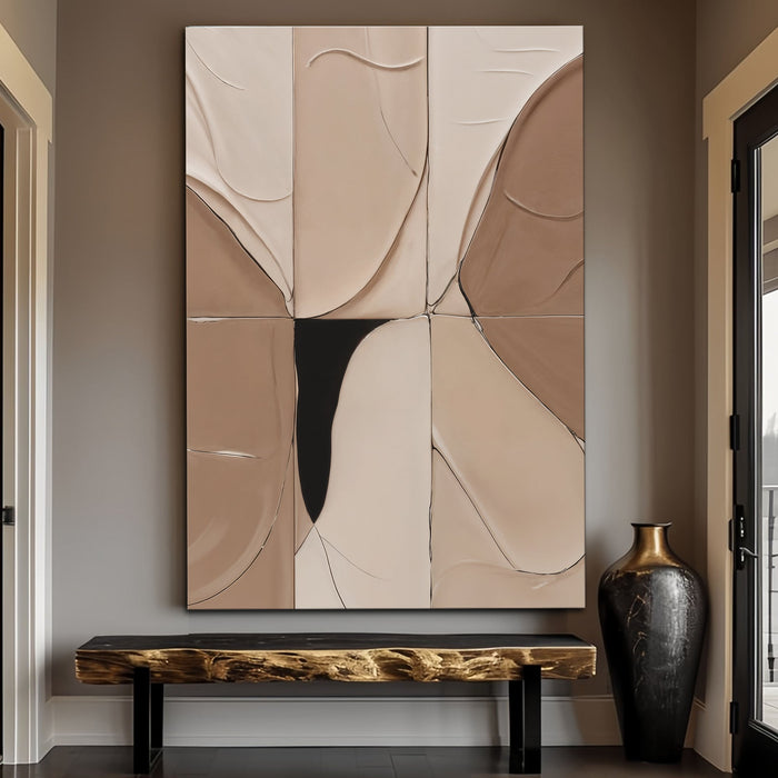 Neutral Abstract Boho Wall Art