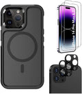 Protection Kit Bundle: Armor Series Hard Shell Case with Tempered Glass Screen and Camera Protector - iPhone 14 Pro Max