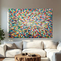 Radiant Bloom Abstract Wall Art