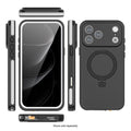 iPhone 17 Pro Max Waterproof Case - MagSafe Kickstand, Integrated Screen & Camera Protection | Oasis Series