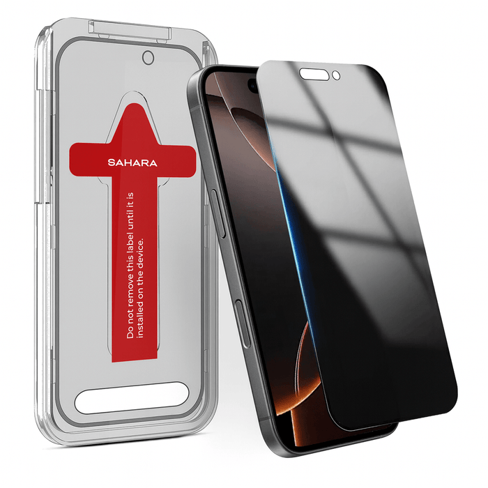 iPhone 17 Pro Privacy Screen Protector - Easy Apply Tempered Glass Screen Protector | Zerodamage