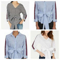 Almost Famous Juniors Tie-Front Top