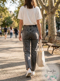 Stella McCartney Cropped high-rise jeans, Size 24
