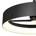 Artika Austin 23" LED Chandelier Ceiling Fan Fandelier, Black
