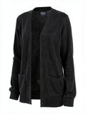 Velvet by Graham & Spencer Long Open-Front Cardigan, Size Small