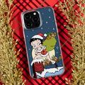 Betty Boop Happy Holidays HD Apple iPhone 15 Series Mag-Safe Phone Case