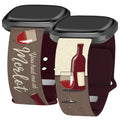 Wine, Beer, & Booze HD Fitbit Versa 3 & Sense 1 Watch Band