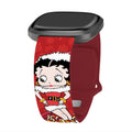 Betty Boop Christmas HD Fitbit Versa 3 and Sense 1 Watch Band