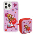 Bratz® Passion For Fashion HD Apple iPhone 15 Mag-Safe Phone Case and AirPods Gen 1 & 2 Combo Package