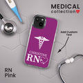 Nurse HD Custom Name Apple iPhone 14 Series Mag-Safe Phone Case