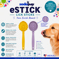 eStick Hand-Held Dog Enrichment Target Training Toy - Interactive Lick Stick | USA Made