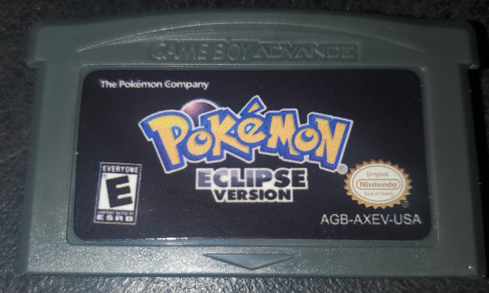 Pokemon Eclipse GBA ROM Hack Video Game Custom Gameboy Advance