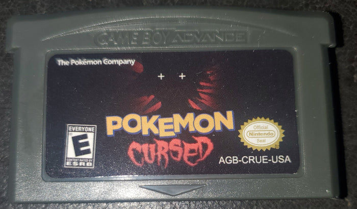 Pokemon Cursed GBA ROM Hack Video Game Custom Gameboy Advance