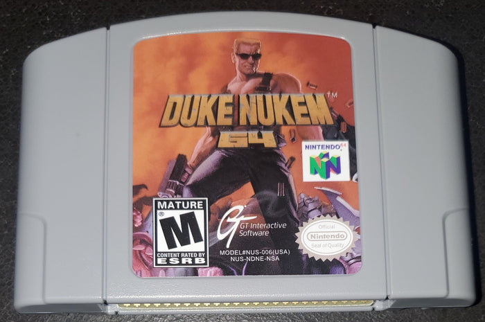 Duke Nukem 64 N64 Video Game Cartridge Nintendo 64 1997