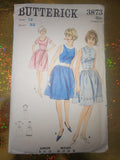 BUTTERICK PATTERN 3873 1960'S UNCUT DRESS SLEEVE NECK CHOICE FULL SKIRT SIZE 12