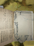 Vintage Simplicity Pattern 5728 retro dress size 12 cut