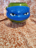 Leonardo TMNT Teenage Mutant Ninja Turtle Viacom  Candy Carry Bucket  Halloween