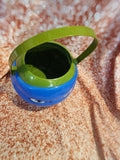 Leonardo TMNT Teenage Mutant Ninja Turtle Viacom  Candy Carry Bucket  Halloween