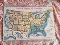 Melissa & Doug All WOOD UNITED STATES Puzzle with Capitals
