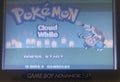 Pokemon Cloud White 3 GBA ROM Hack Video Game Boy Advance