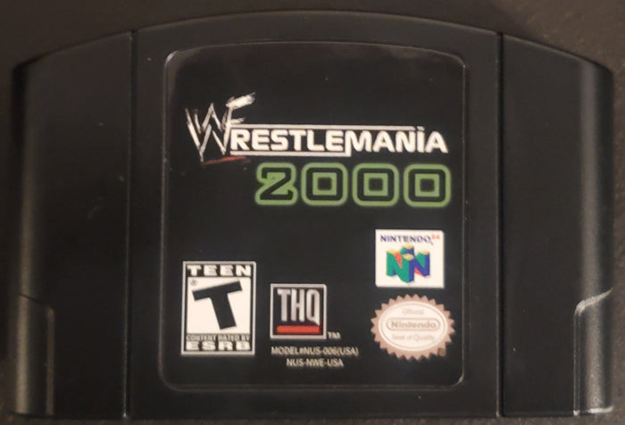 Wrestlemania 2000 N64 Nintendo 64 Video Game Cartridge 1999