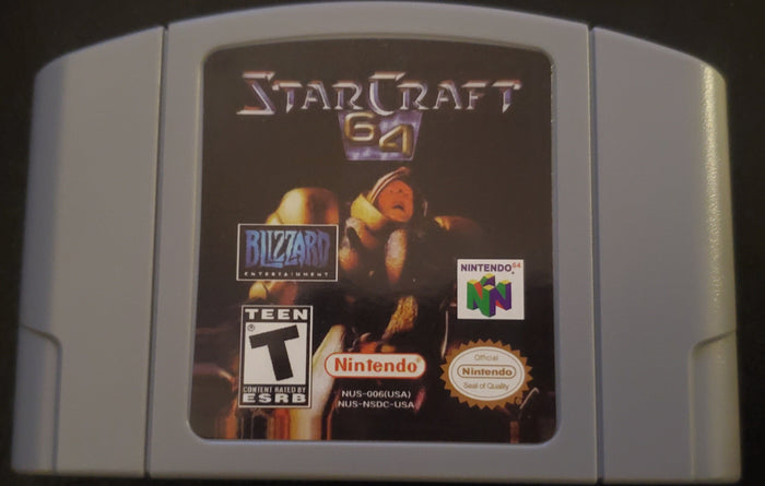 Starcraft 64 N64 Nintendo 64 Video Game Cartridge 2000