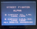 Street Fighter Alpha Gameboy Color GBC Video Game Catridge 2000