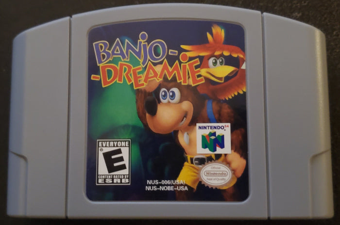 Banjo Dreamie N64 Nintendo 64 Video Game Cartridge 2018