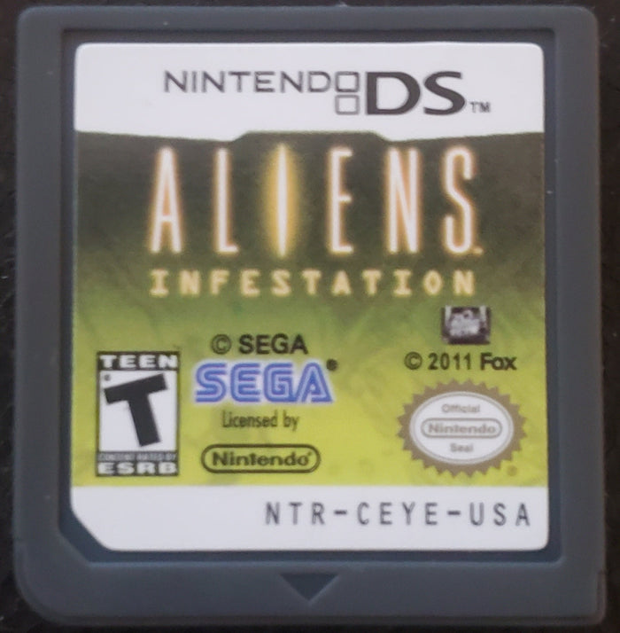 Aliens Infestation DS NDS Video Game Cartridge Nintendo DS 2011