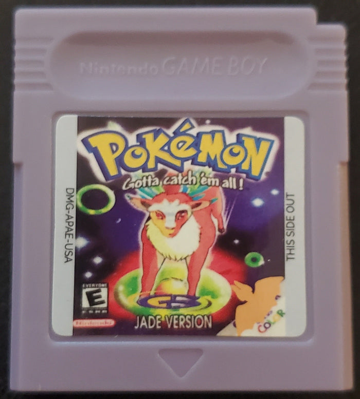 Pokemon Jade Version GBC Video Game Gameboy Color ROM Hack