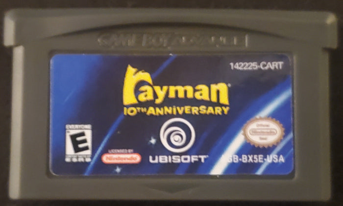 Rayman 10th Anniversary GBA Video Game Cartridge Game Boy Advance 2005